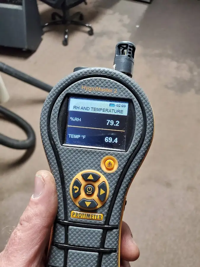 Moisture meter humidity assessment for Fire & Smoke Damage Restoration in Guilderland