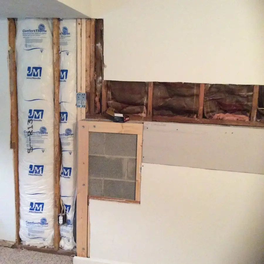 Wall insulation replacement during Structural Drying in Guilderland